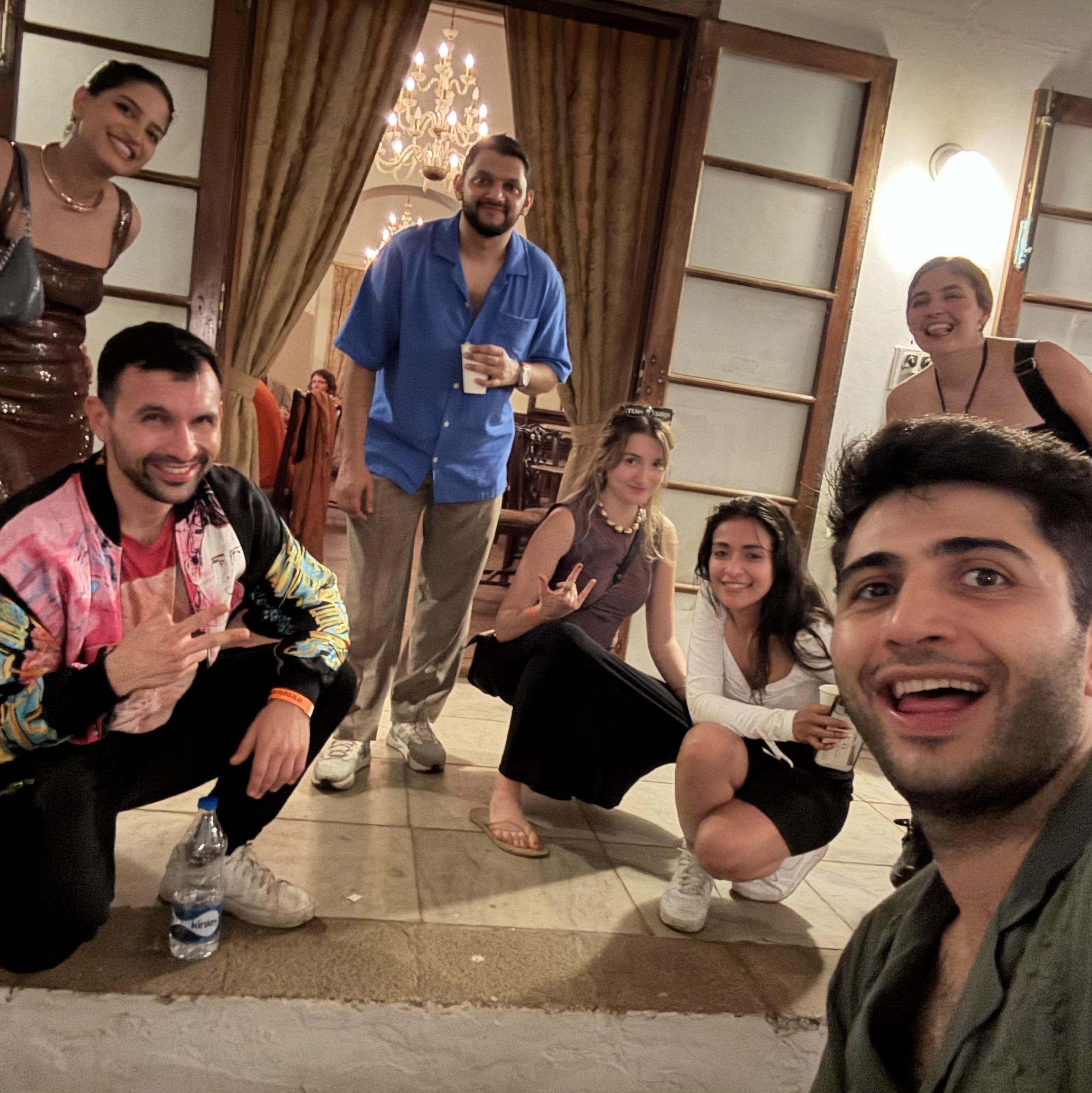 New Year's Day 2025 in Sri Lanka with Tigran's high school gang