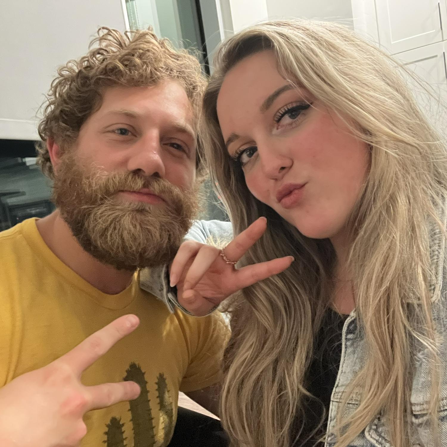 May 4, 2024 - The first picture we ever took together on the first night we hung out in person after 10 years