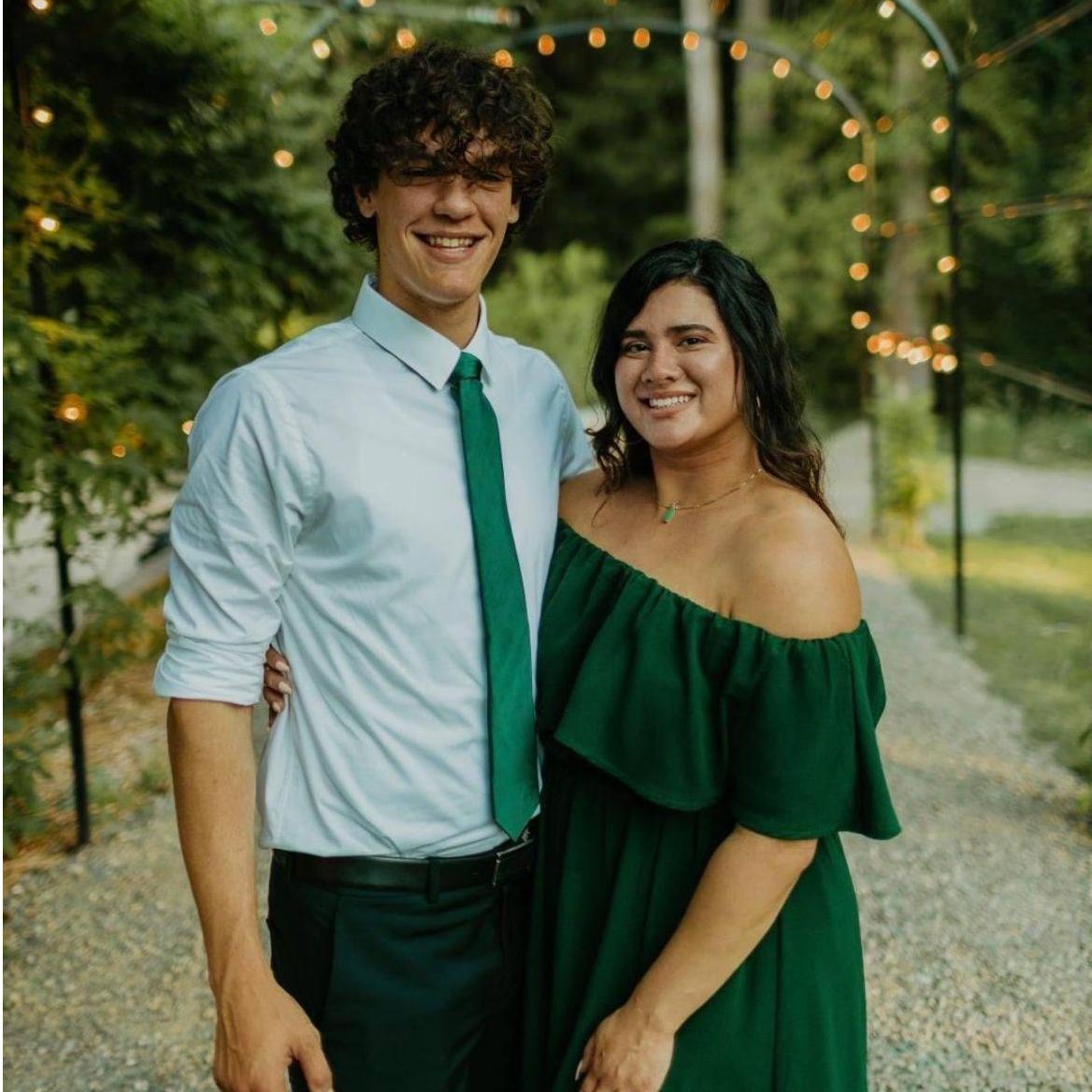 Same friends wedding, also one of the first times they had gotten all dressed up. They needed to go to the store the week before to get Ryon the right outfit.