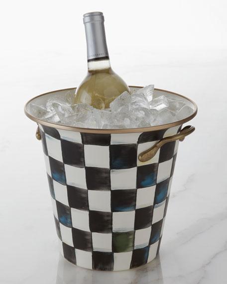 MacKenzie-ChildsCourtly Check Enamel Wine Cooler