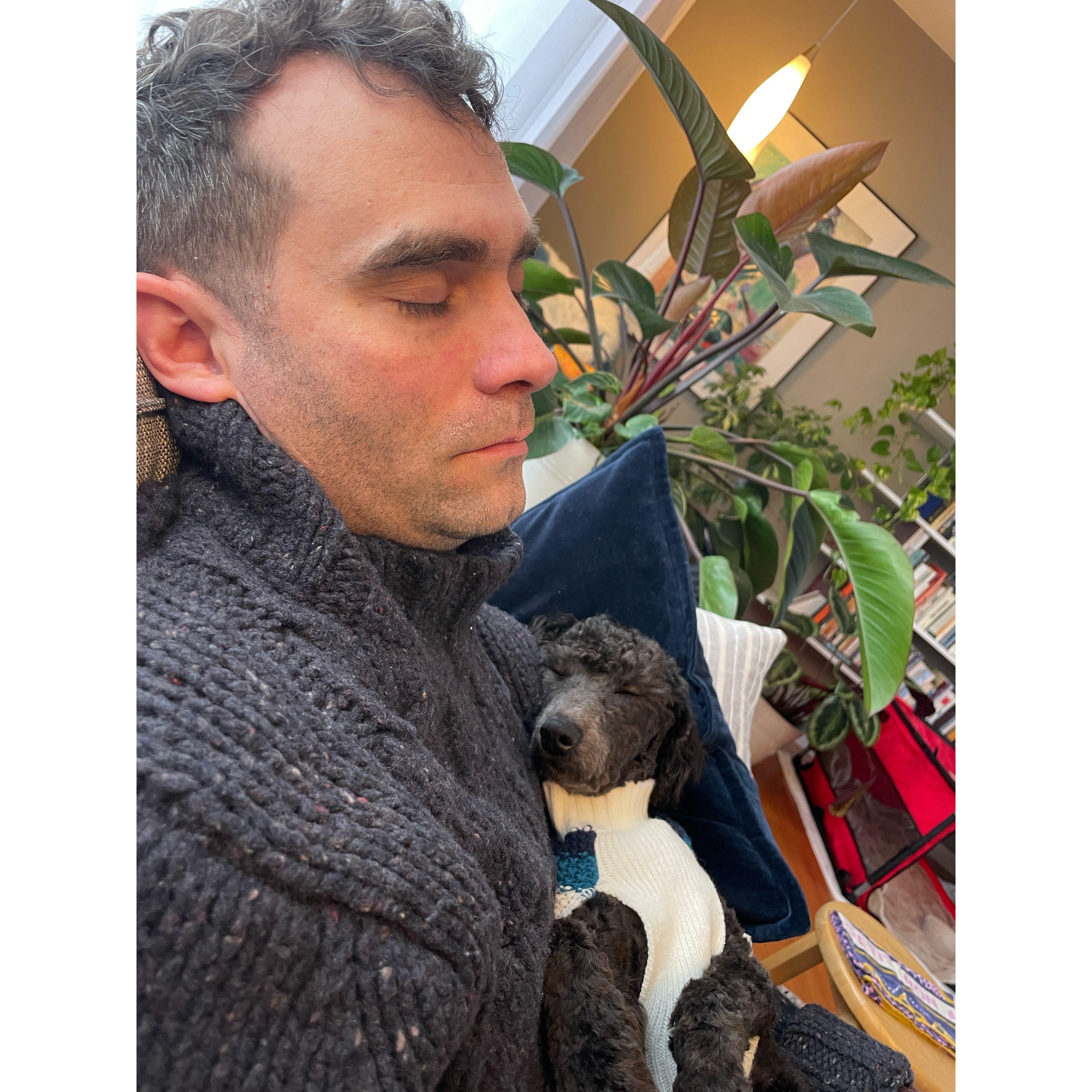 Law school was very tiring.