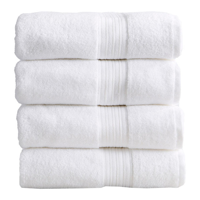 Linery & Co. Quick-Drying Cotton 4-Piece Bath Towel Set