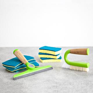 Squeegee & Scrub Bathroom Cleaning Set