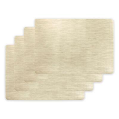 Stitched Placemats in Bronze (Set of 4)