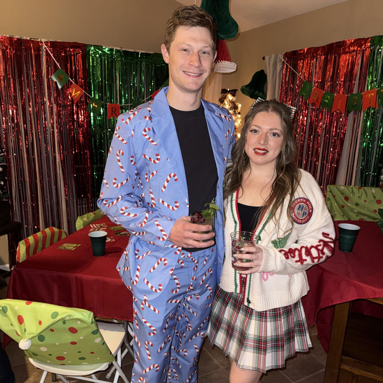 our first and last christmas engaged!