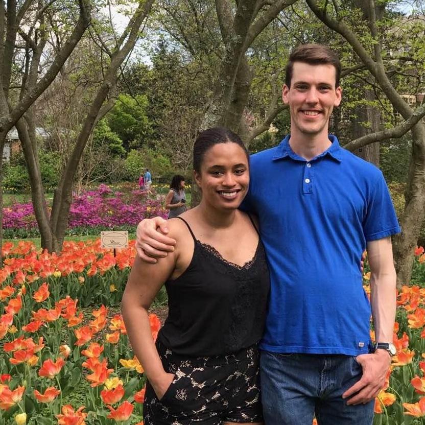 One of our tulip garden dates! (About 3 months into dating). This is one of our earliest photos together