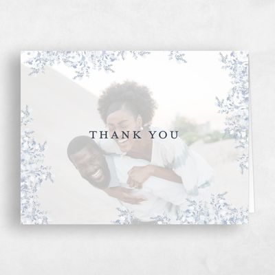 Sweet Blue Wedding Thank You - Lugano Photo