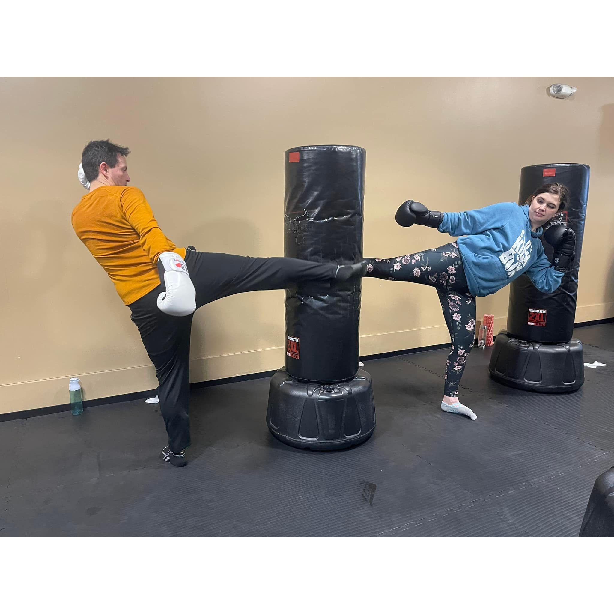 Couples who kickbox together, stay together!