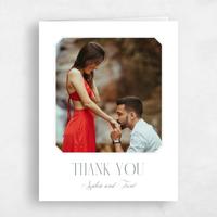 White Wedding Thank You - Naida Photo