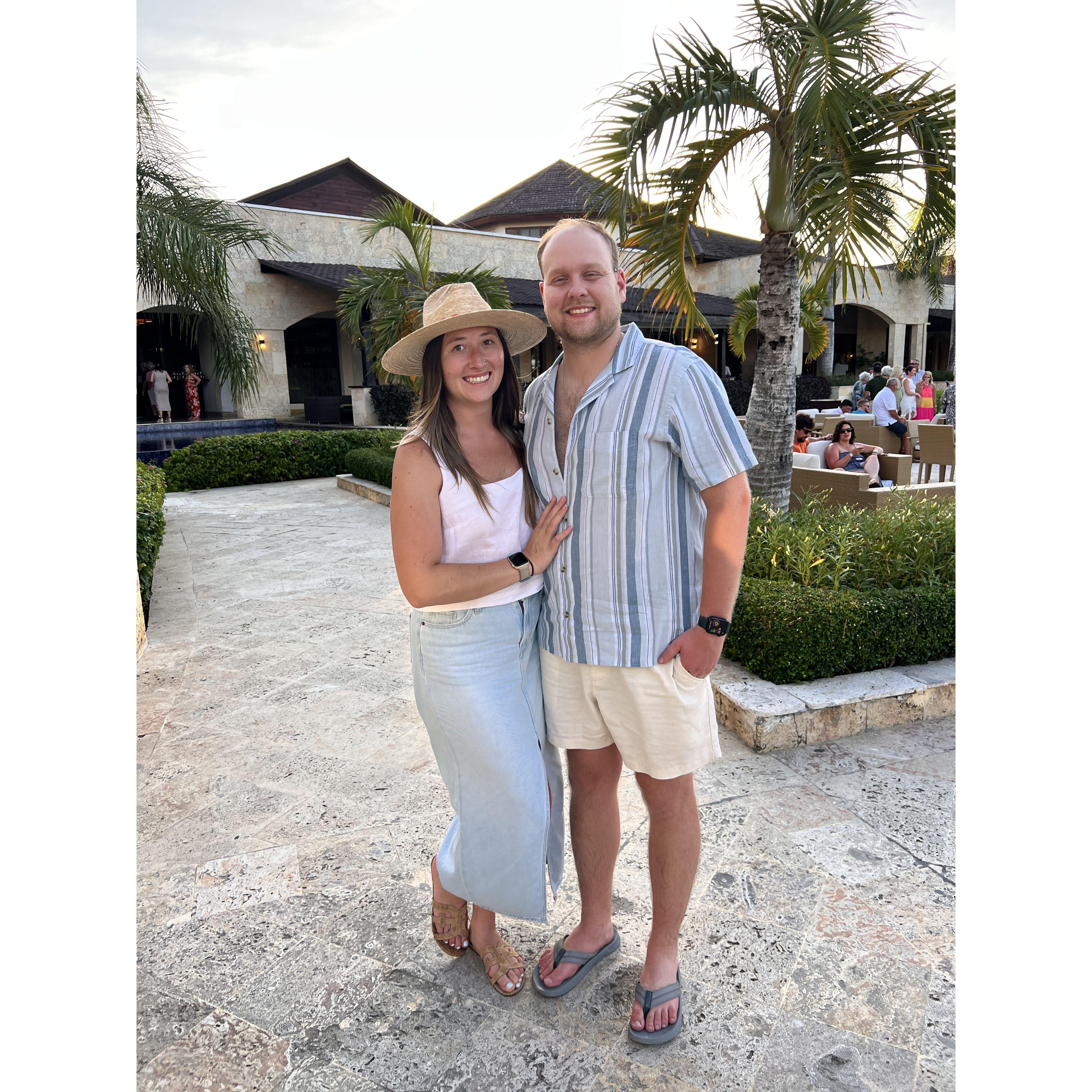 celebrating our friends getting married in Punta Cana, DR