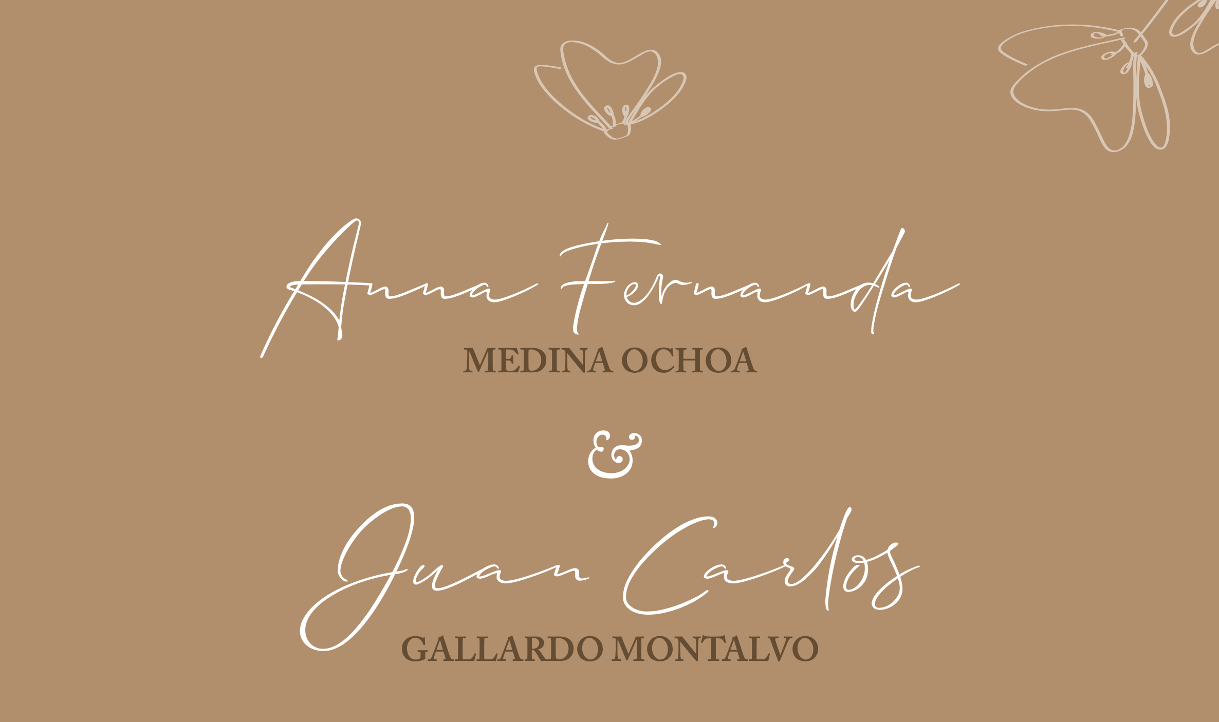 The Wedding Website of A. Fernanda Medina and Juan Carlos Gallardo