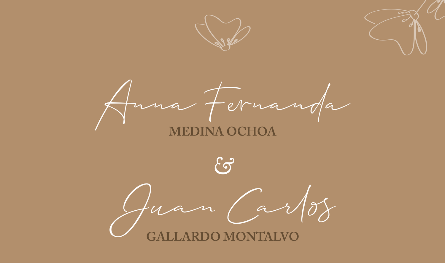 The Wedding Website of A. Fernanda Medina and Juan Carlos Gallardo