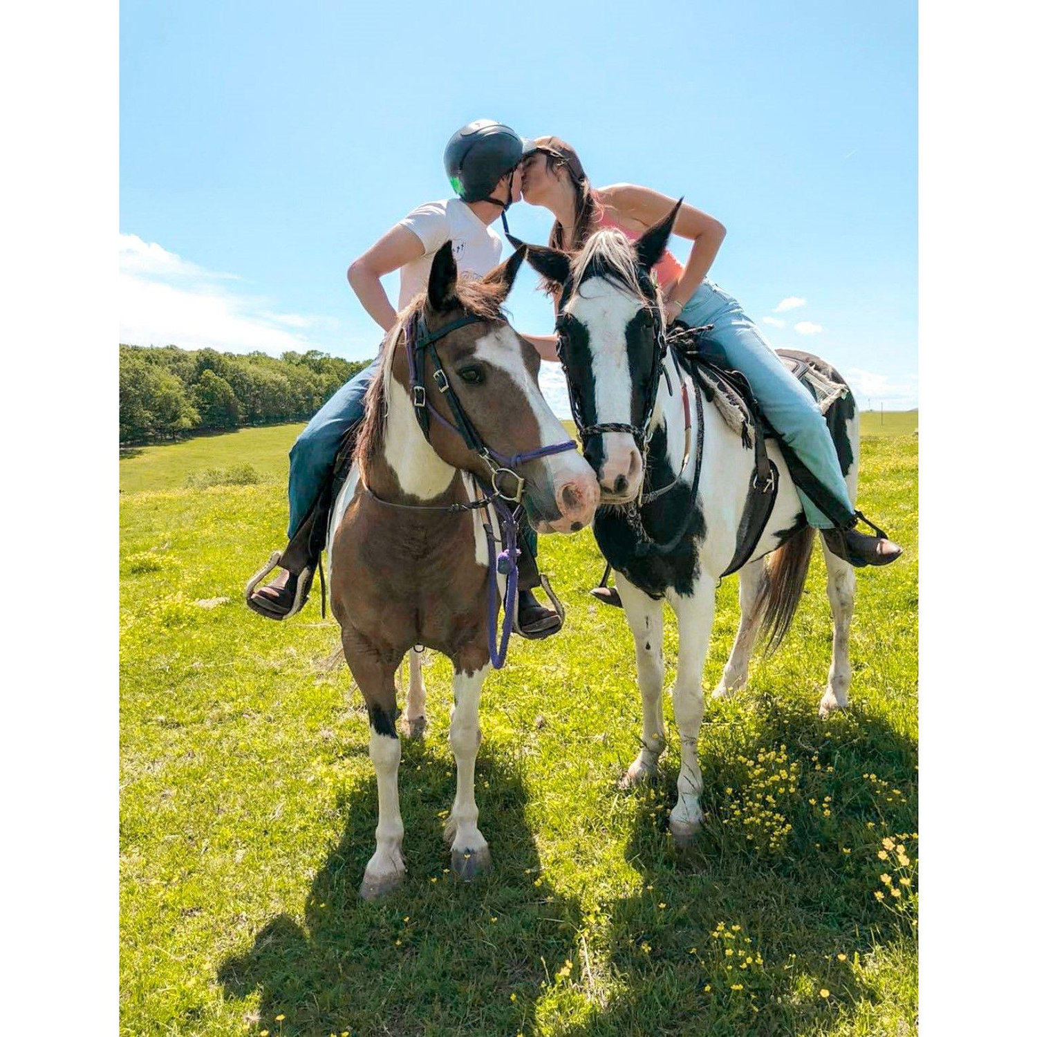 On a trail ride