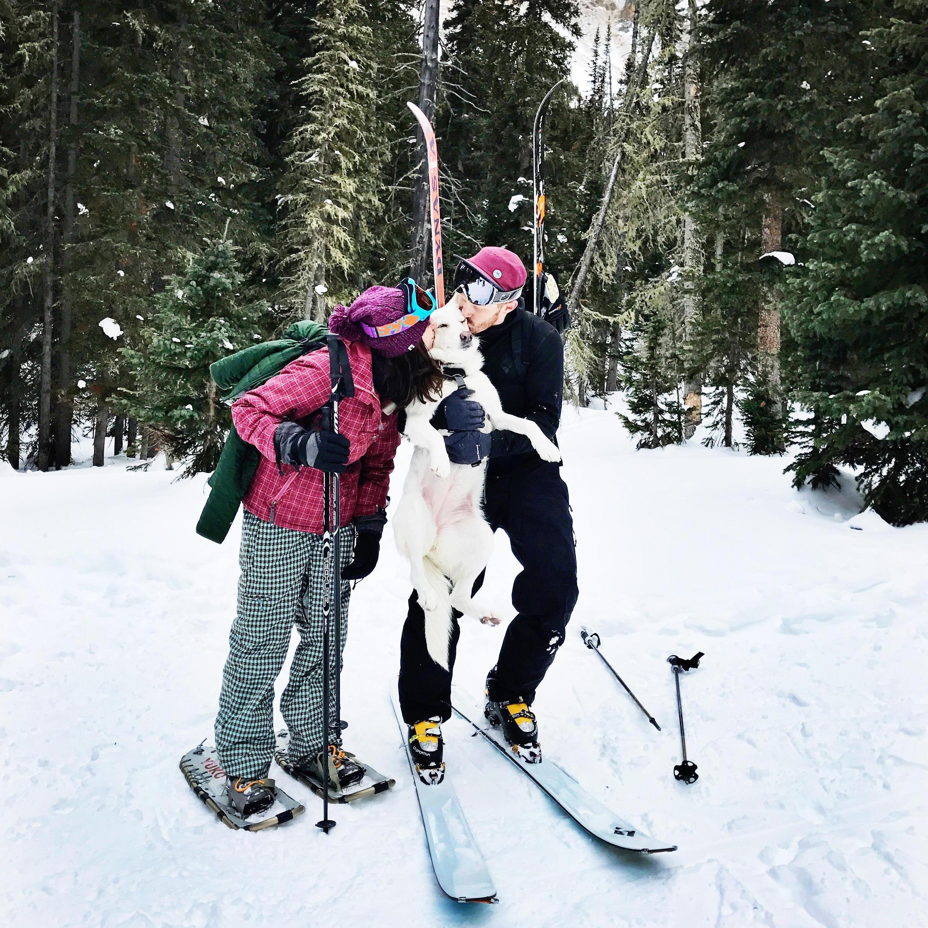 A day spent doing a little backcountry skiing in Colorado