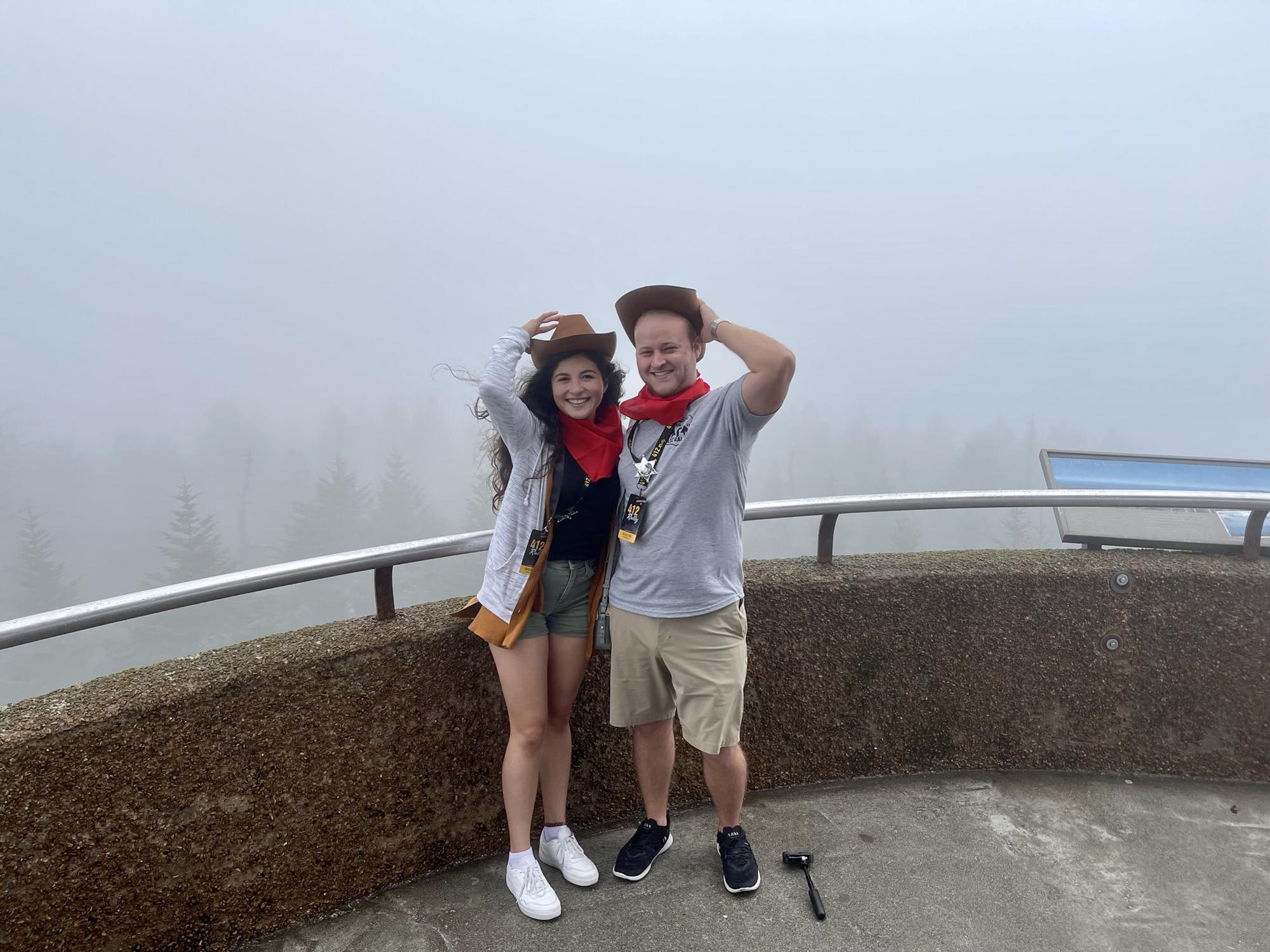 Tennessee! (The view was supposed to be amazing from there, but the weather didn’t feel like it😂)