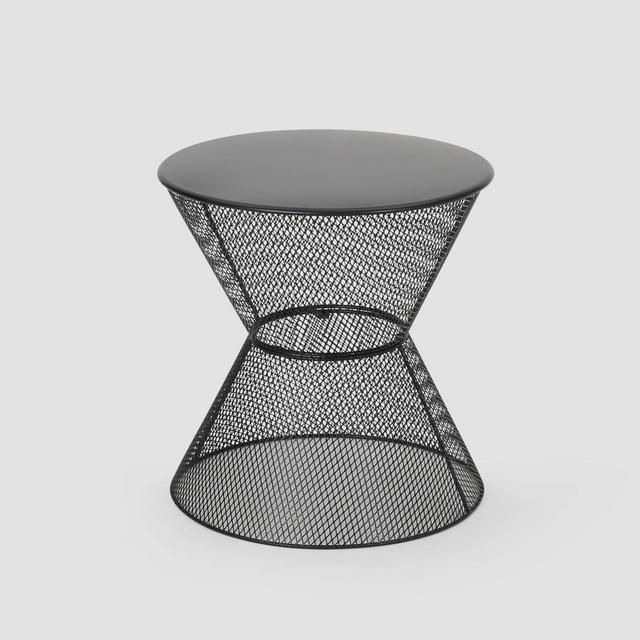 Nevada Iron Modern Side Table Matte Black - Christopher Knight Home