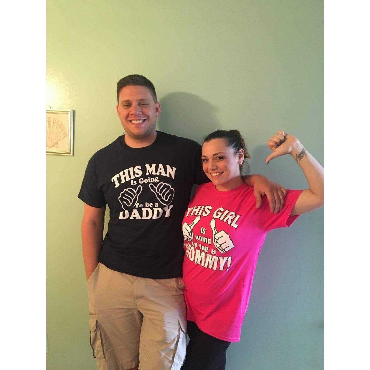 Our pregnancy announcement