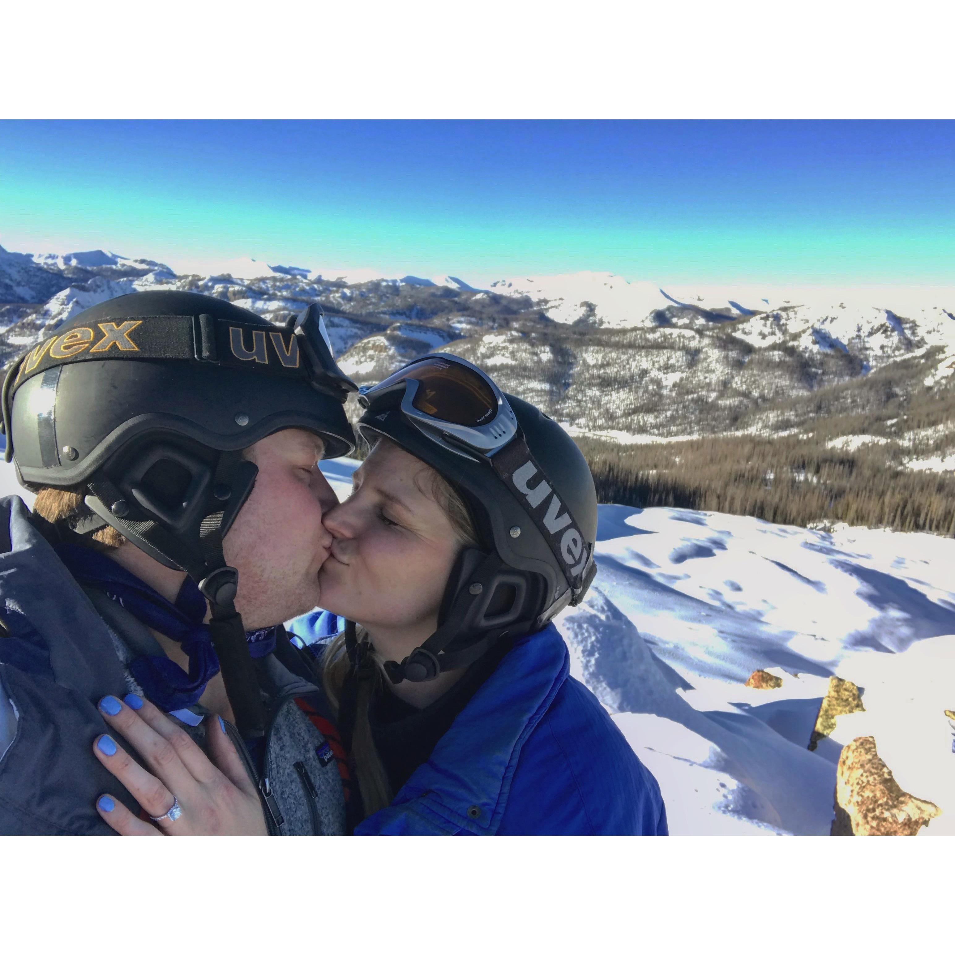 Wolf Creek Ski Area, CO. The day we got engaged!