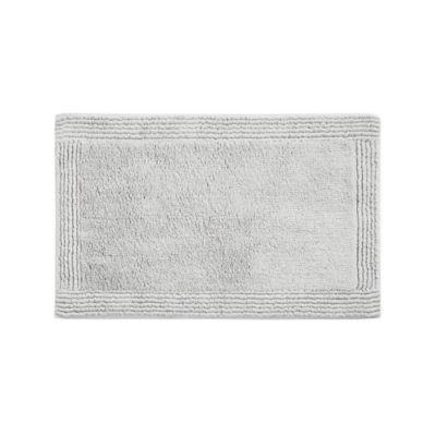 Madison Park Signature Splendor 21" x 34" 100% Cotton Reversible Bath Rug in Grey