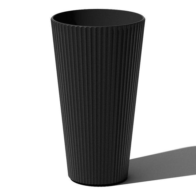 Veradek Demi Series Tall Planter for Porch, Patio, Backyard | Durable Plastic-Concrete Material | Modern Décor for Tall Plants, Grasses
