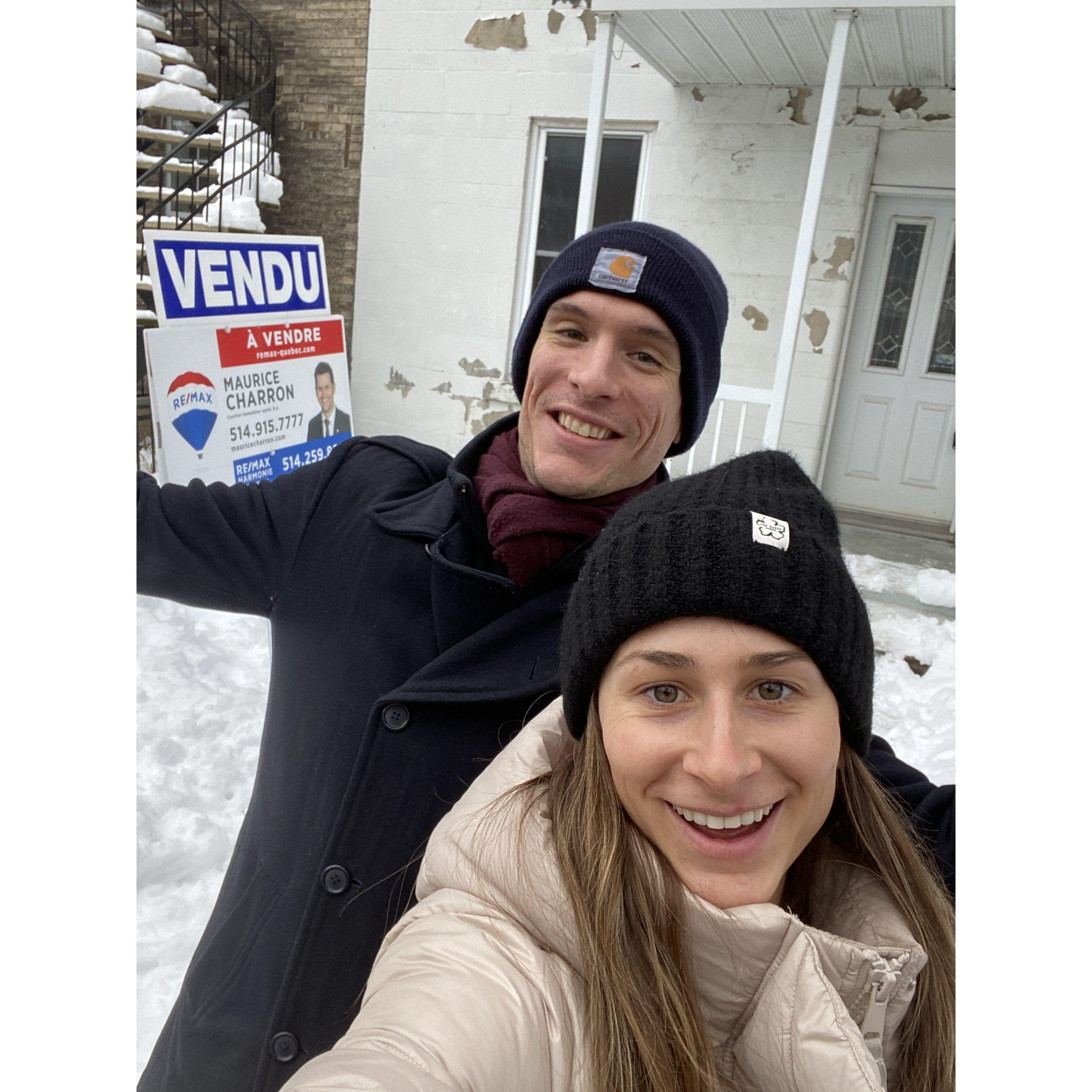 We bought a duplex!