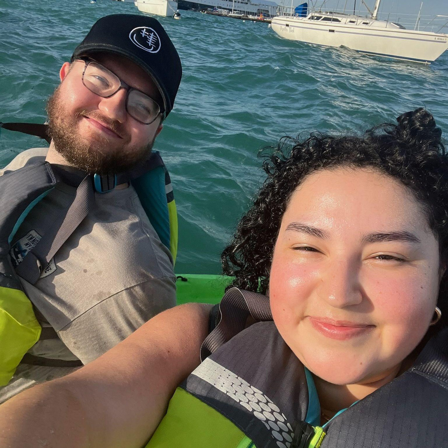 Kayaking in Lake Michigan !