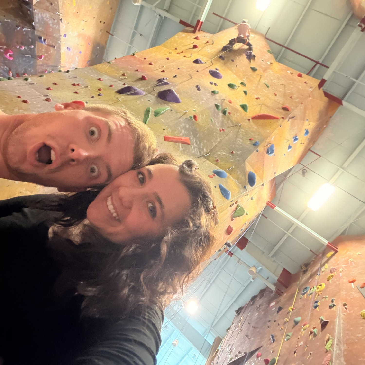 Rock climbing! Neither of us are afraid of heights so the sky is the limit!