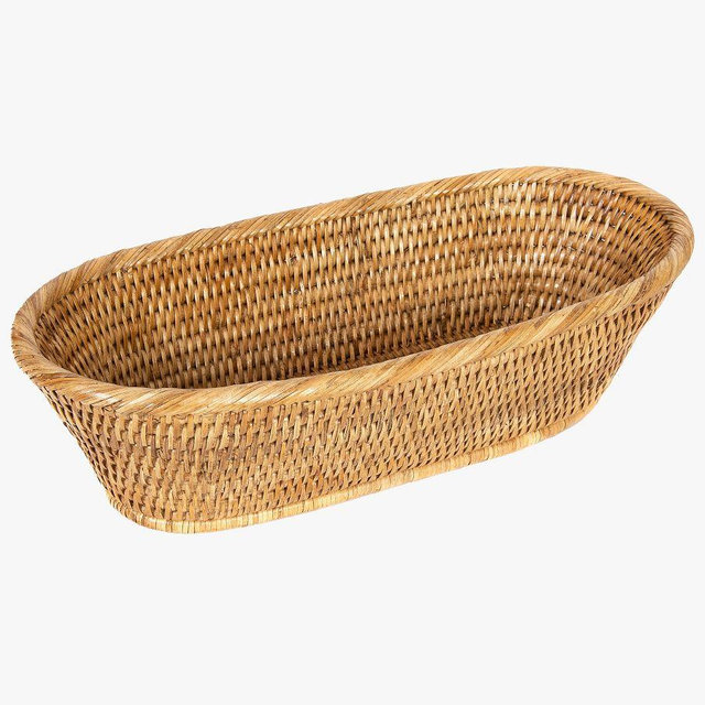 Tava Handwoven Bread Basket, Honey