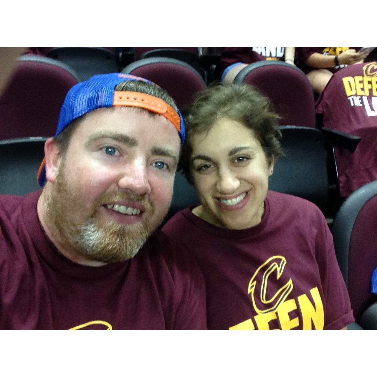 Spontaneously hit the road to watch the Cleveland Cavs beat the Warriors in Game 7 of the 2016 NBA Finals in Cleveland.