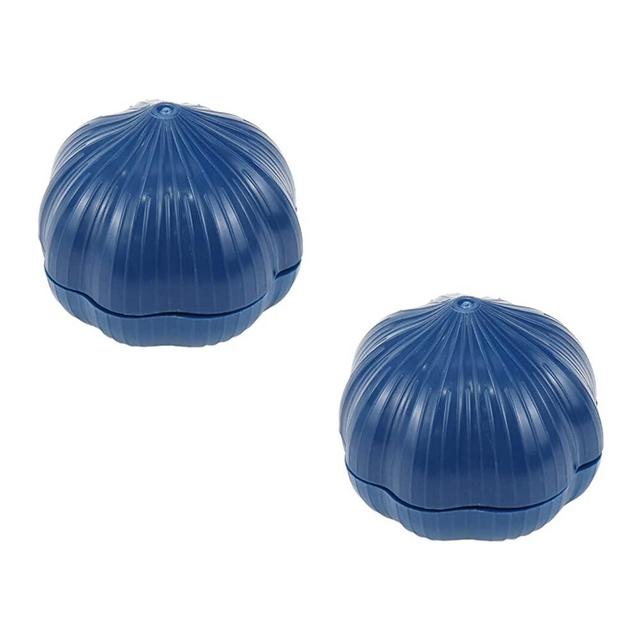 Geesatis 2 pcs Garlic Chopper Garlic Press, Blue