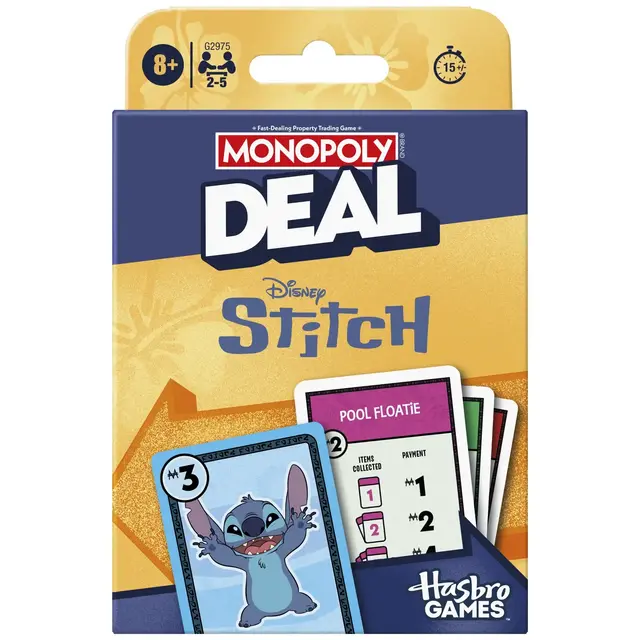 Monopoly Deal Stitch Board Game