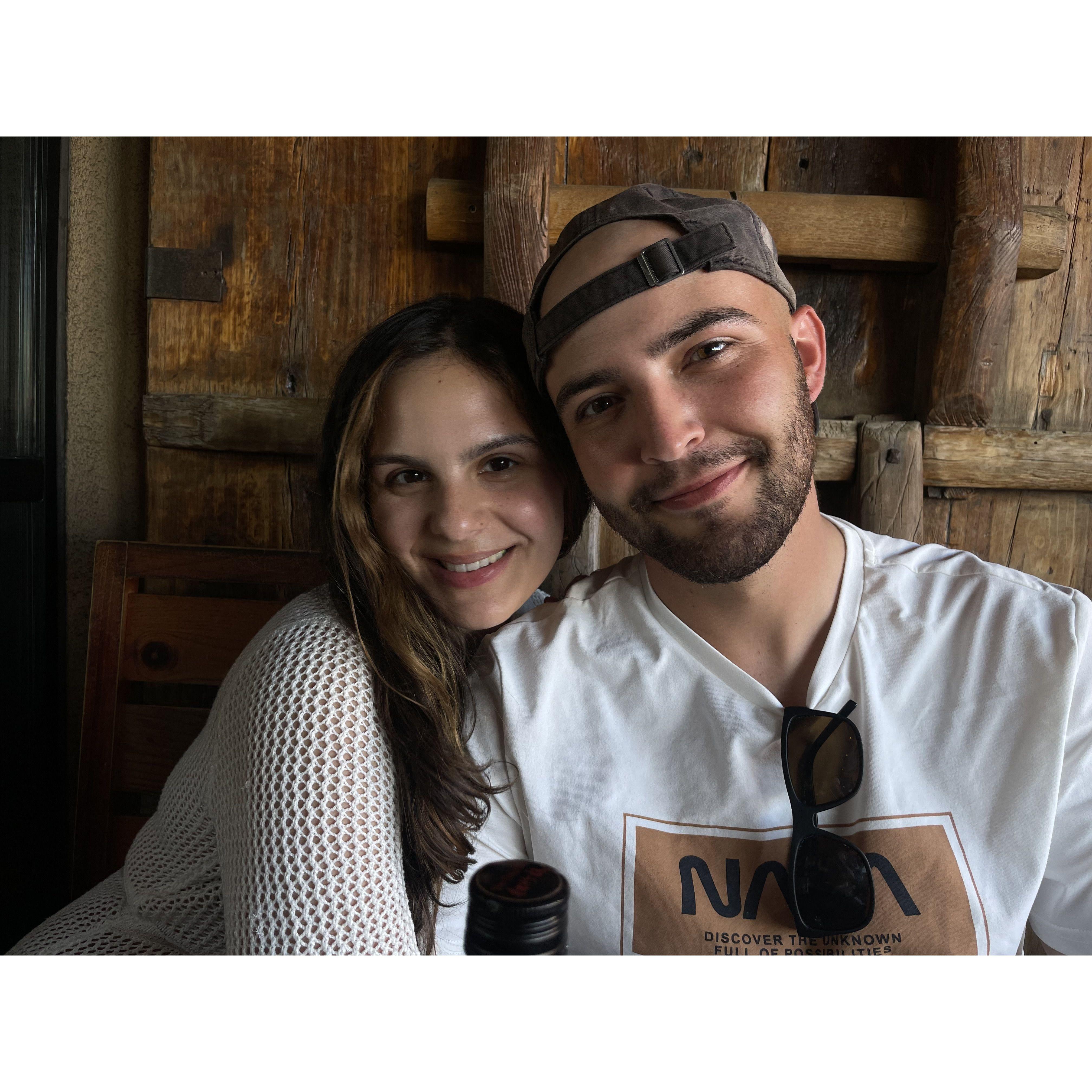 One of our first photos together