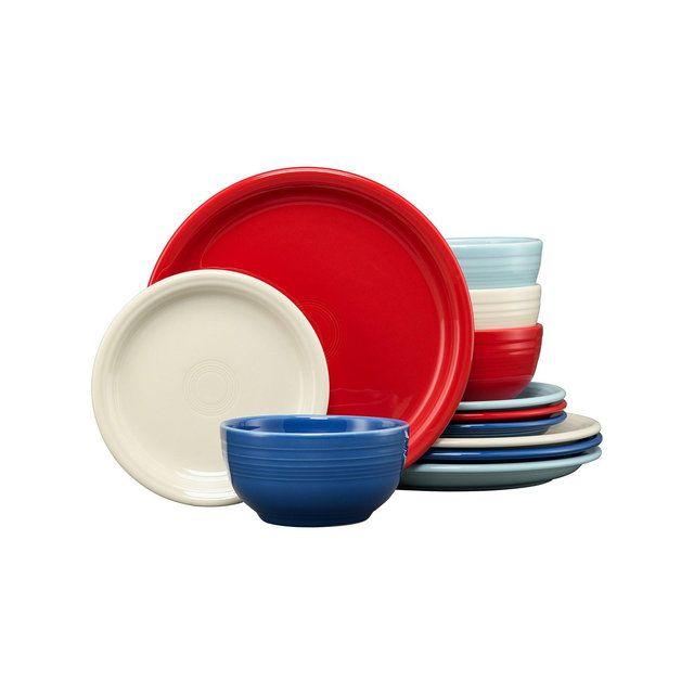Fiesta Americana Bistro Coupe 12-Pc. Dinnerware Set, Service for 4