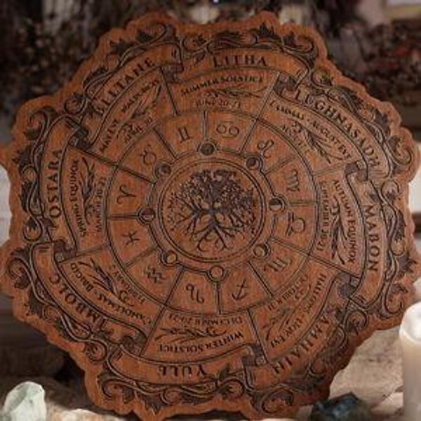 Celtic Tree of Life Wheel of the Year Calendar