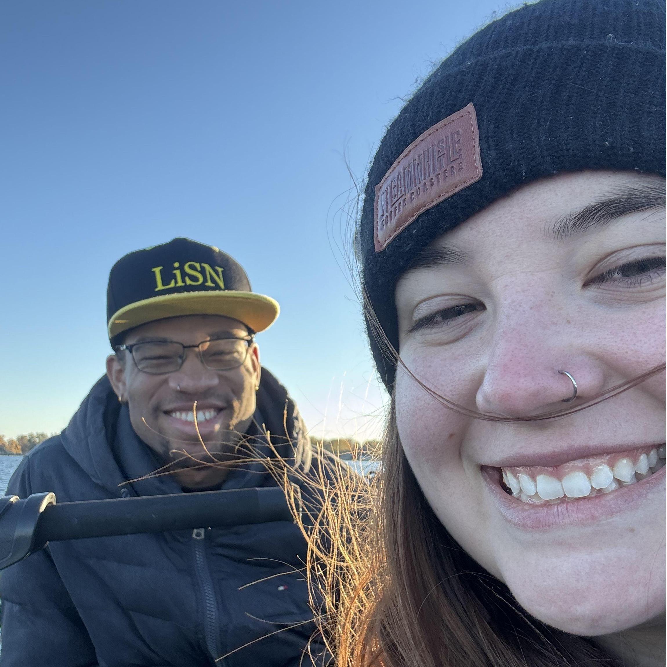 david's first time fishing