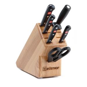 Wusthof® Gourmet 7-Piece Starter Knife Block Set in Natural