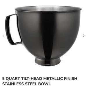 5 Quart Tilt-Head Metallic Finish Stainless Steel Bowl | KitchenAid US