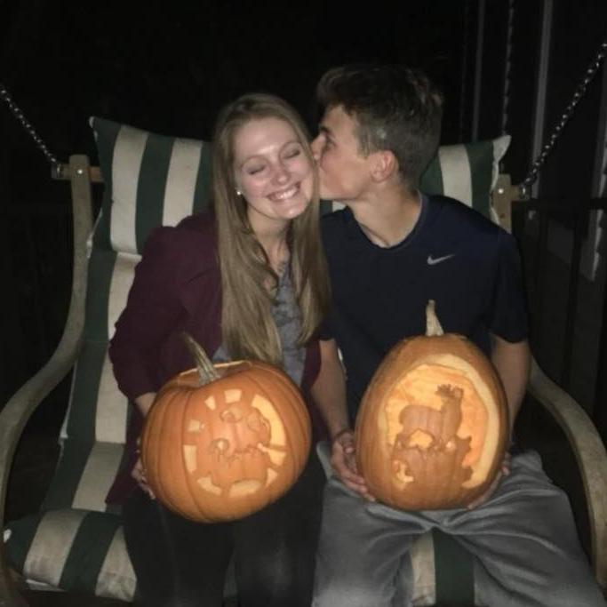 this was taken one weekend when katrina came home to celebrate halloween, 2017