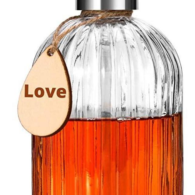 Soap Dispenser – Premium Quality – Large Size Hand & Dish Soap Dispenser – Rust Proof Stainless Steel Pump – Clear Glass – Ideal for Kitchen Dish Soap, Hand Soap, Essential Oil & Lotion – Sturdy