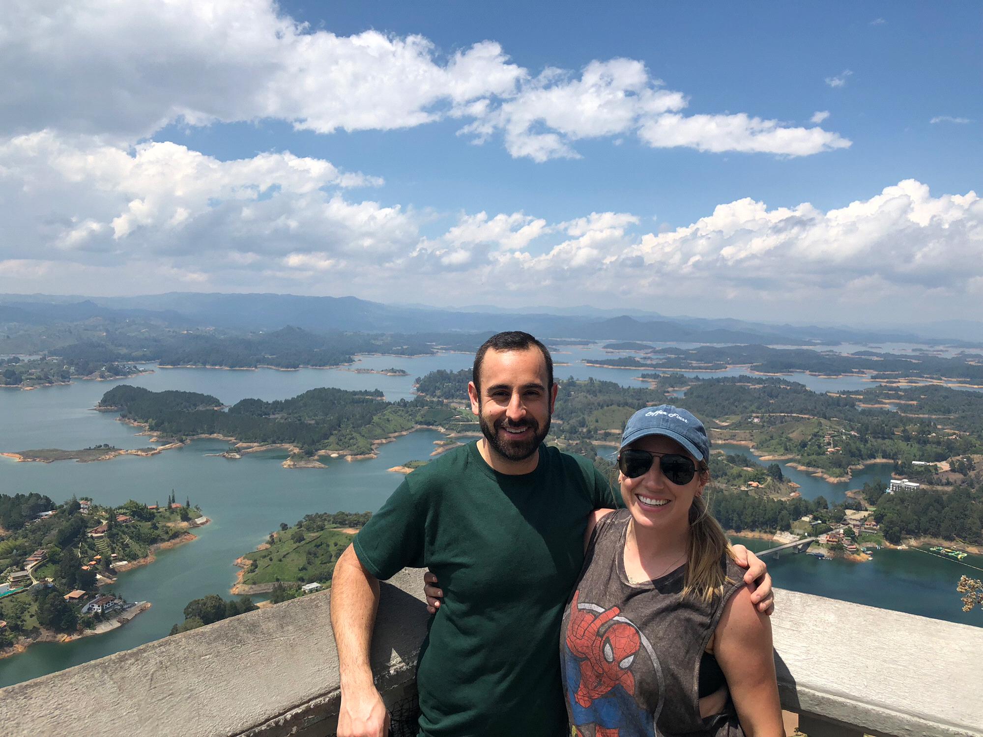 Exploring Guatapé, Colombia in 2018.
