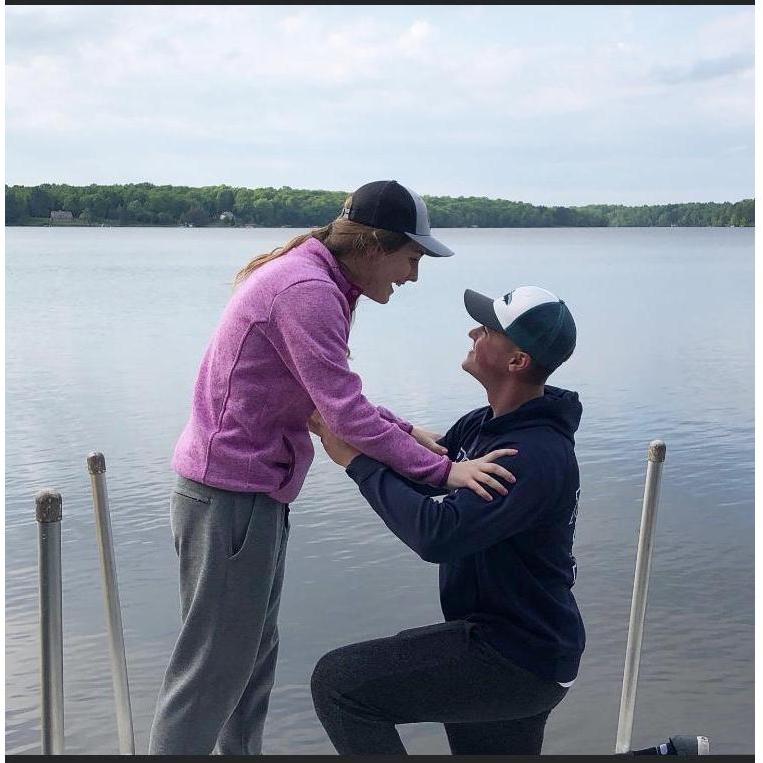 We get engaged! June 2019