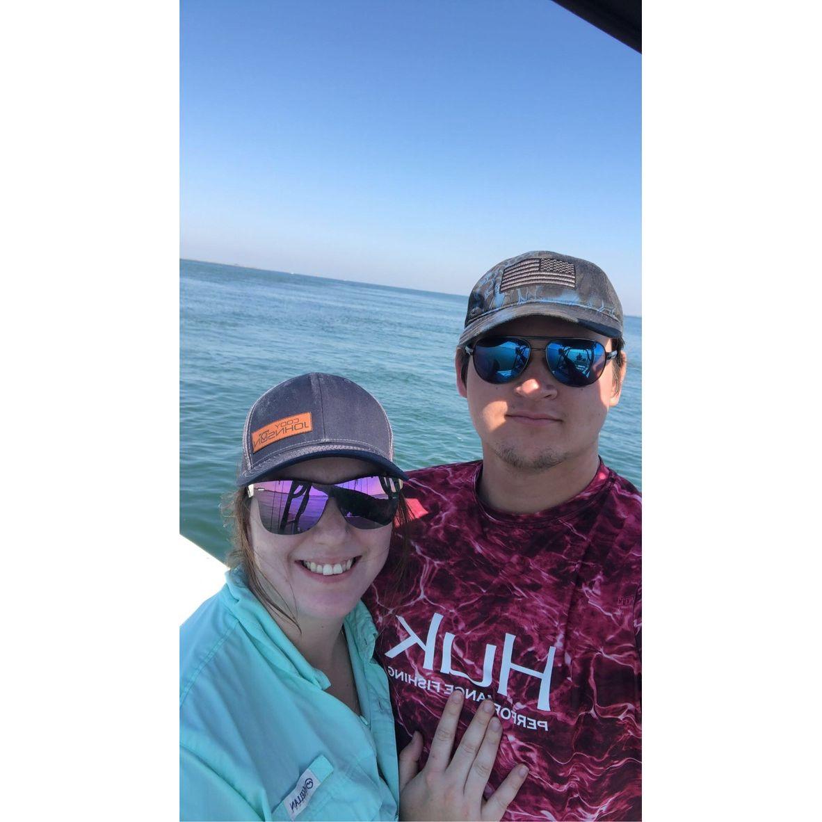 Our most recent fishing trip together!