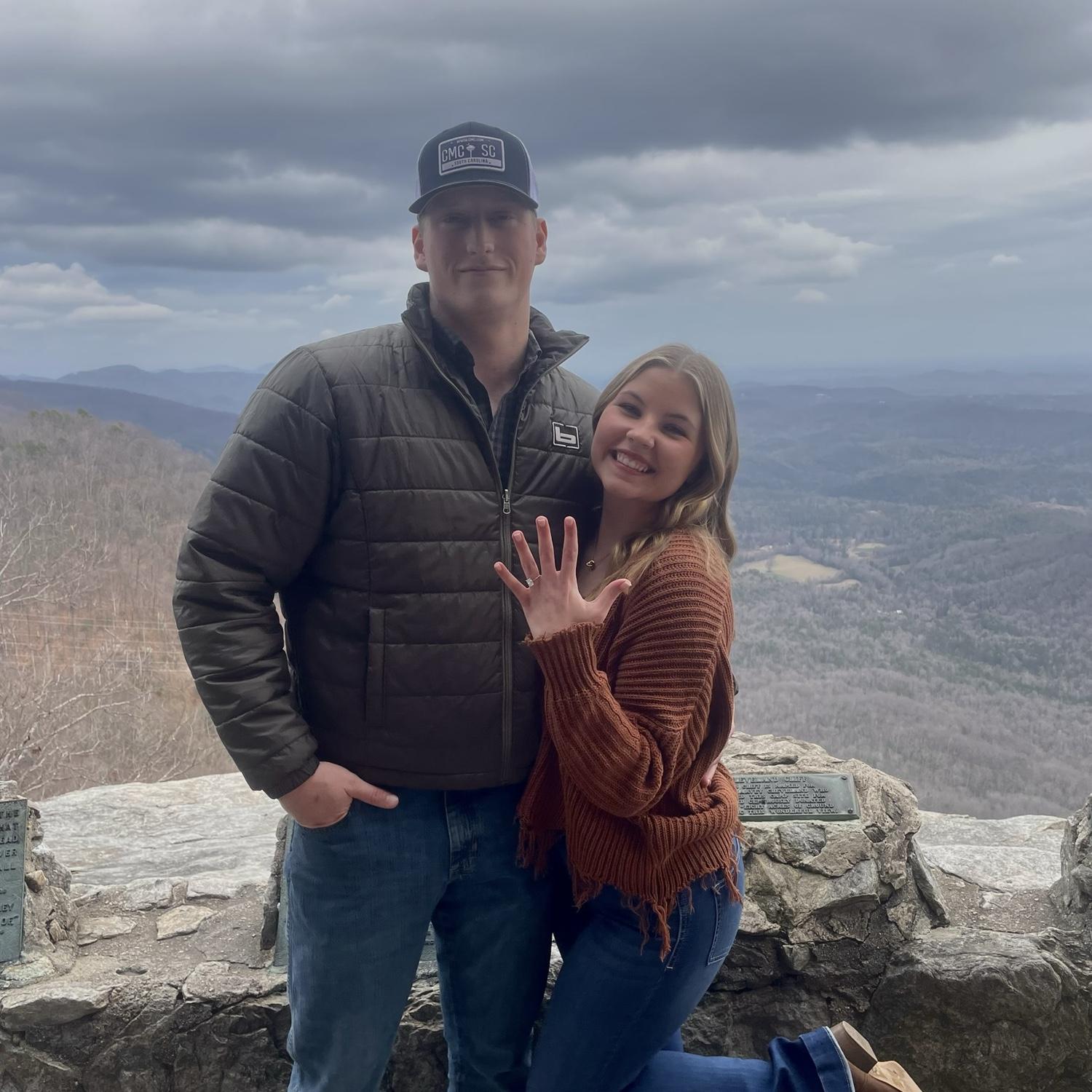 The day we got engaged! @Pretty Place Chapel