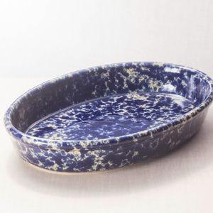 Oval Baker - Blue Agate