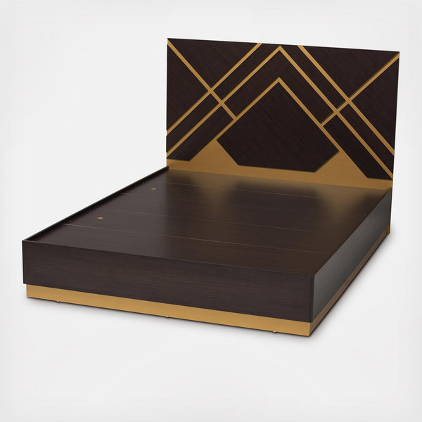 Baxton Studio Arcelia Platform Bed - Thumbnail 4