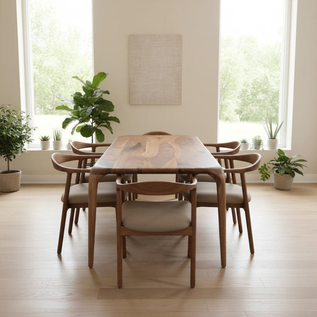 Walnut Table, Living Room Tables, Modern Dining Table, Wooden Kitchen Furniture