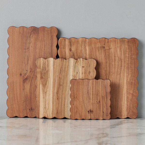 EtuHome Scalloped Square Cutting Board - Thumbnail 5