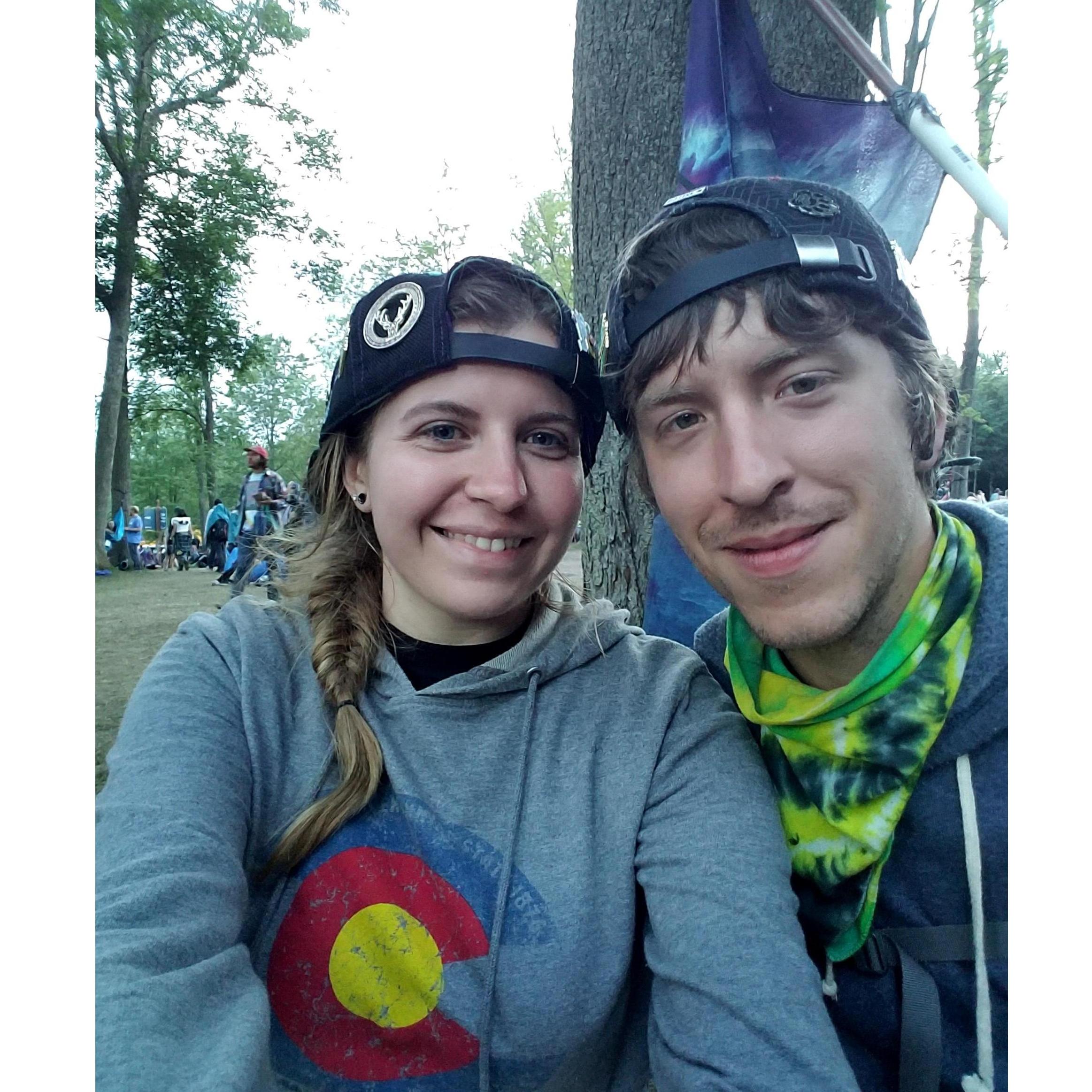Our home away from home, Sherwood Forest, at Electric Forest!