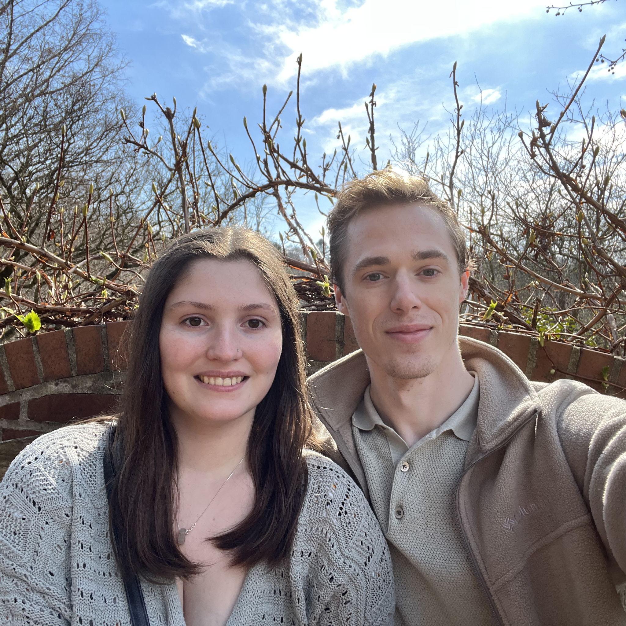 The Morris Arboretum - revisiting the site of our first date on the 1-year anniversary! - 3/18/23