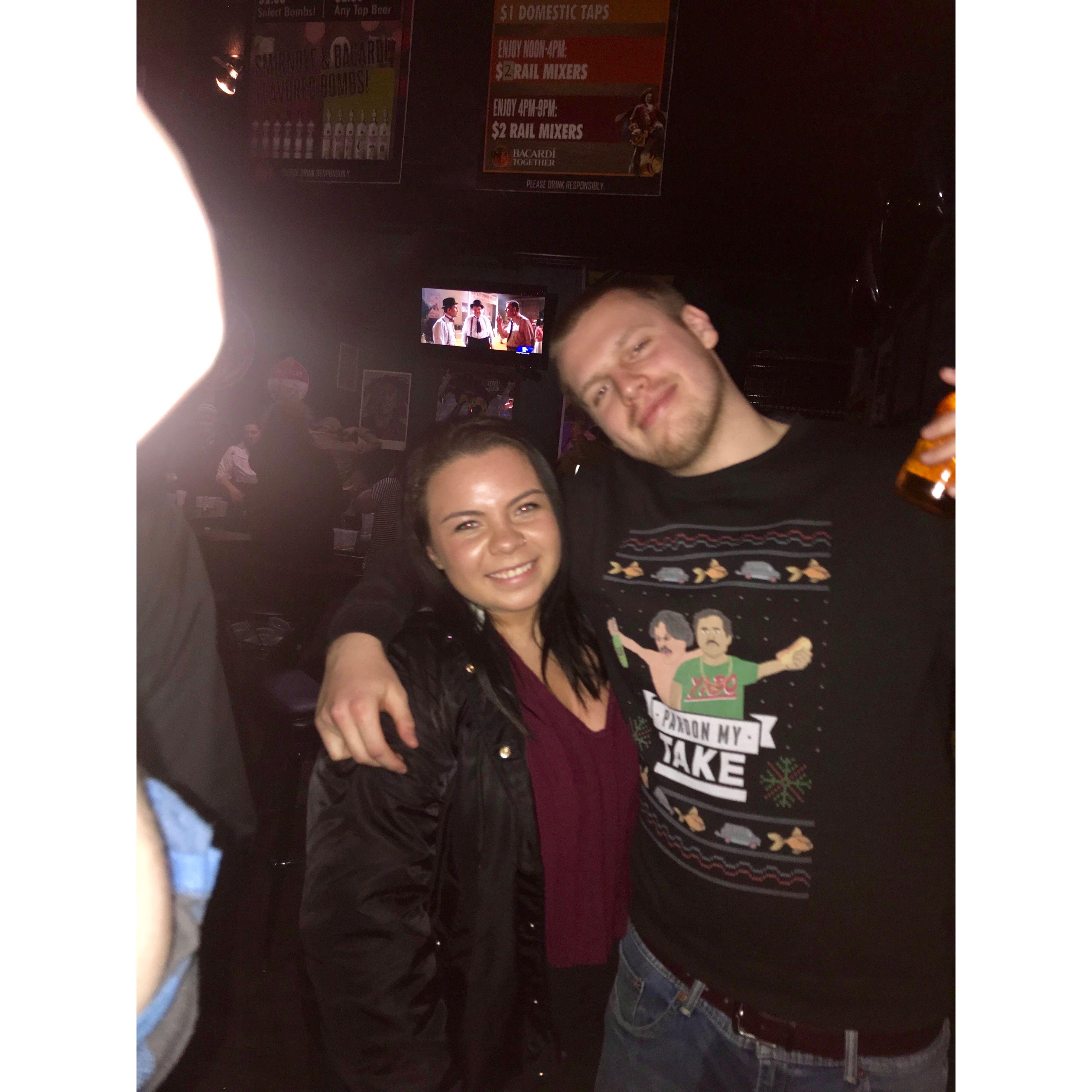 Our first picture together